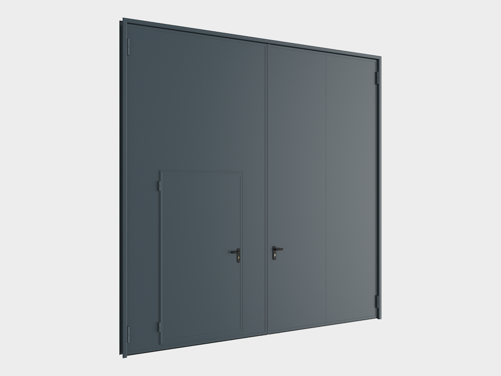 Eskirovchi eshiklar Oyning o‘lchamlari (K x B, mm): Devorni sándvich-panellari bilan qoplash — 2 600 x 4 120; 2 800 x 3 380; 2 800 x 4 420; 4 000 x 4 200; 4 000 x 4 520; 4 000 x 4 940 Devorni profil varaqasi bilan qoplash — 2 720 x 4 180; 2 920 x 3 440; 2 920 x 4 480; 4 120 x 4 260; 4 120 x 4 580; 4 120 x 5 000